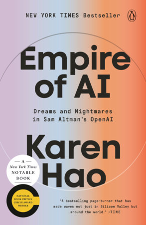Cover of Empire of AI by Karen Hao